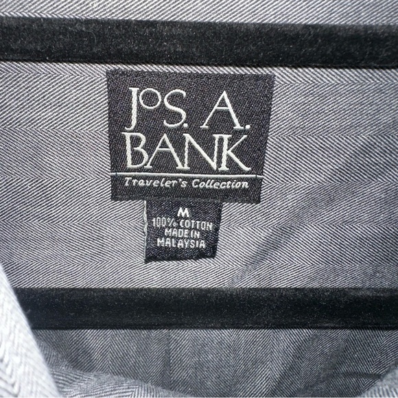 Jos. A. Bank Charcoal Button Down Shirt - Picture 2 of 4
